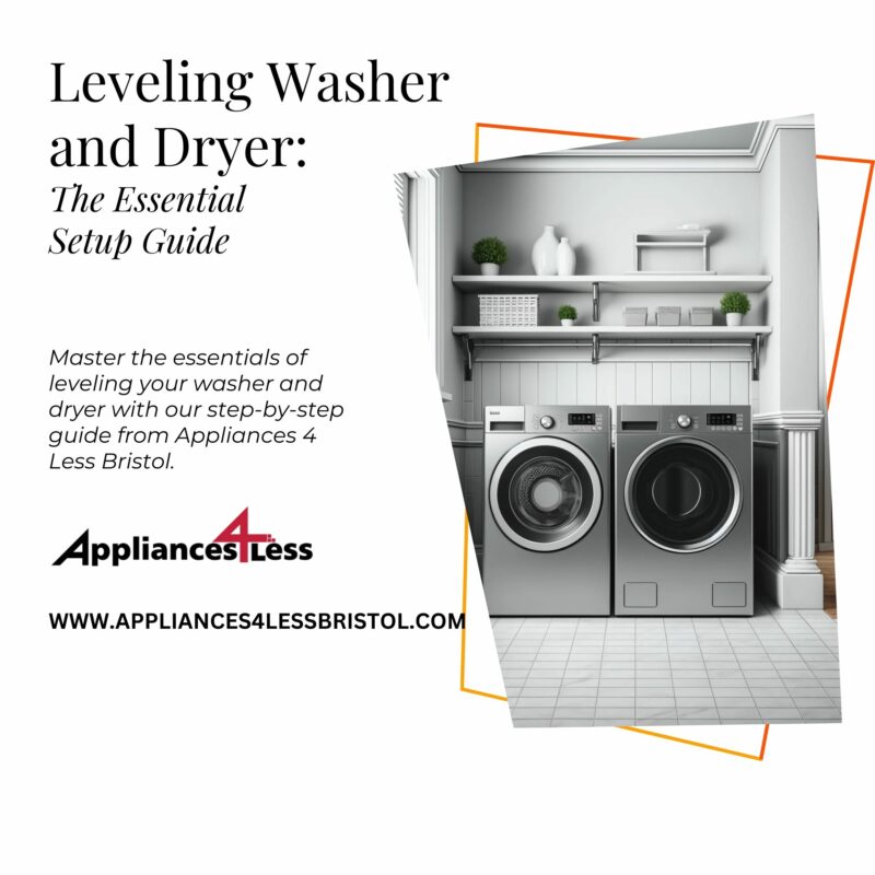 Leveling Washer and Dryer